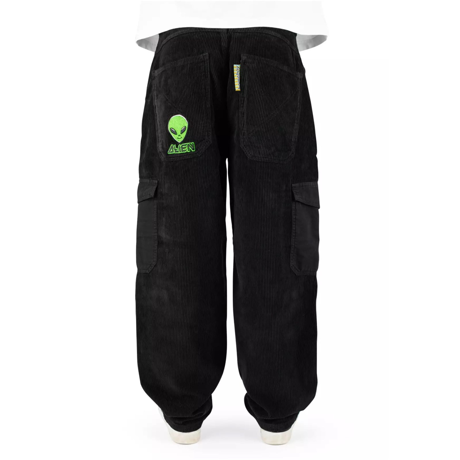 kalhoty HOMEBOY - x-tra ALIEN Cargo Cord (BLACK-10) velikost: 36/34