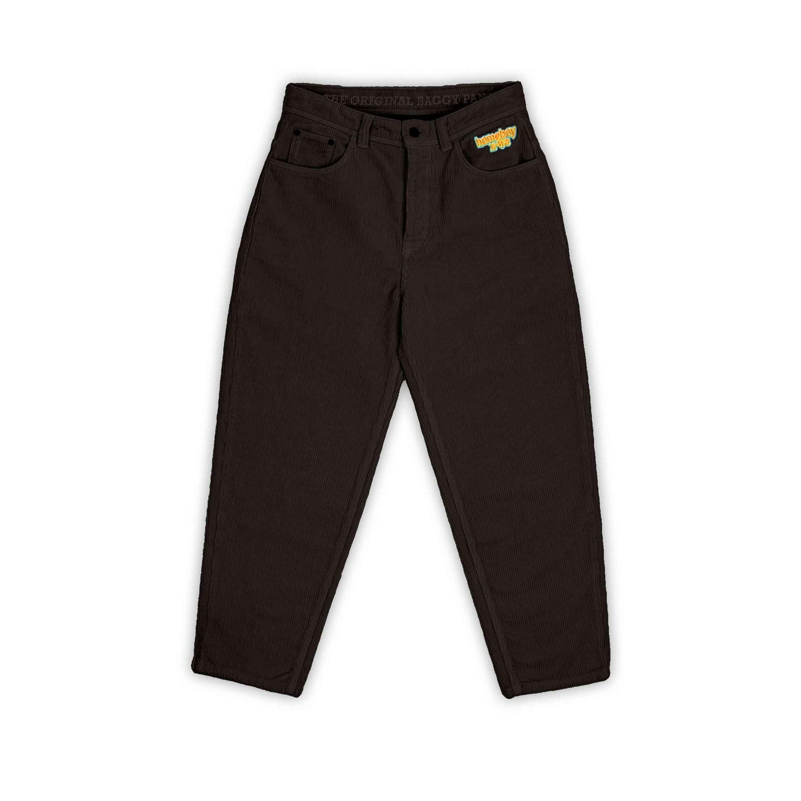 kalhoty HOMEBOY - X-Tra Baggy Cord Chocolate Brown (CHOCOLATE BROWN-43) velikost: 28/30