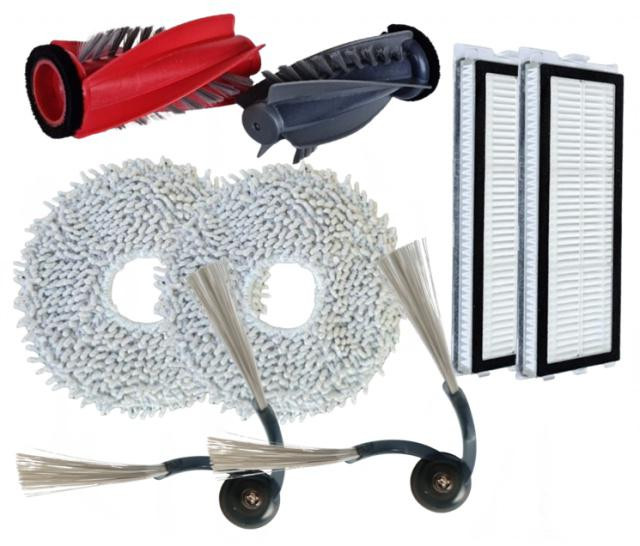 Filtry a kartáče pro ROBOROCK QRevo Curv / QRevo Edge / P20, a mopy sada 7ks
