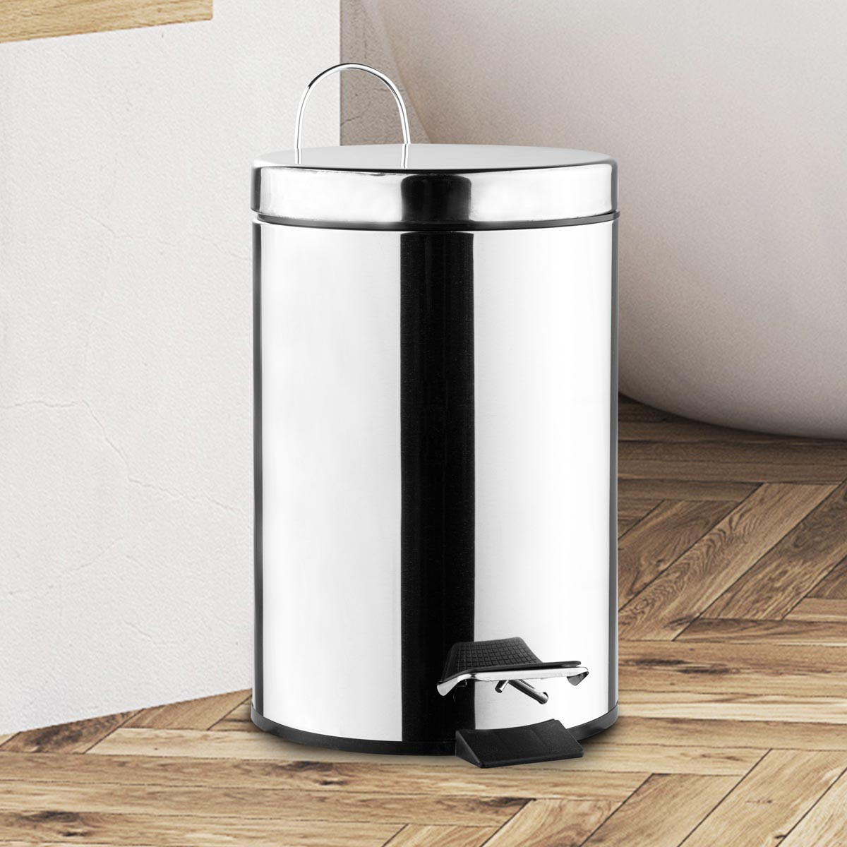 Haushalt international Odpadkový koš 3 l, nerez