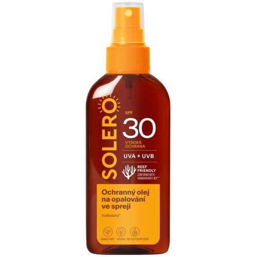 SOLERO Ochranný olej na opalování ve spreji SPF30 150ml