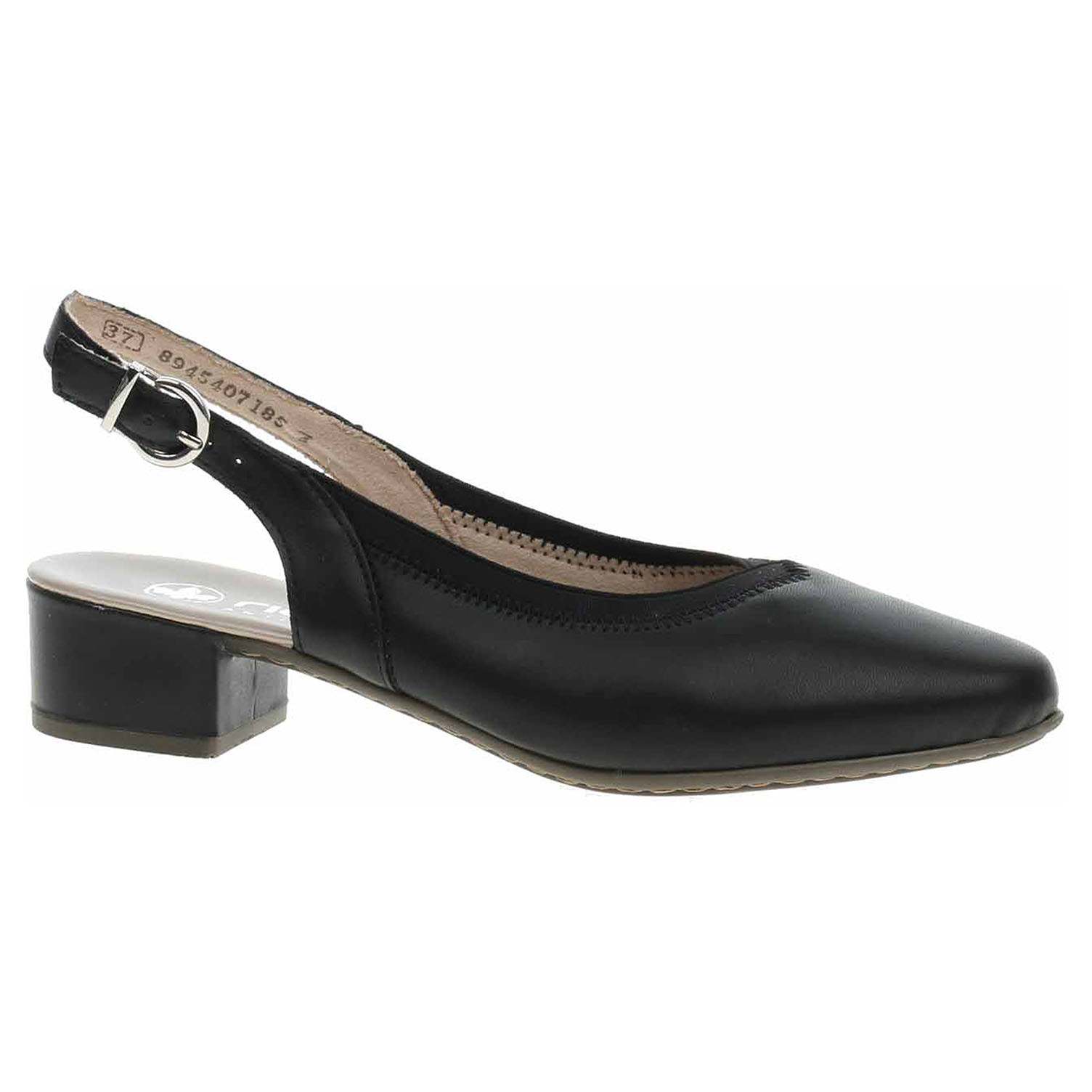 Ecco Dámské lodičky Rieker 47063-00 schwarz 22901801