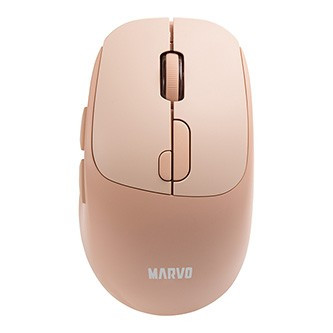 Myš bezdrátová, Marvo M809W, pastelově oranžová, optika, 1600DPI
