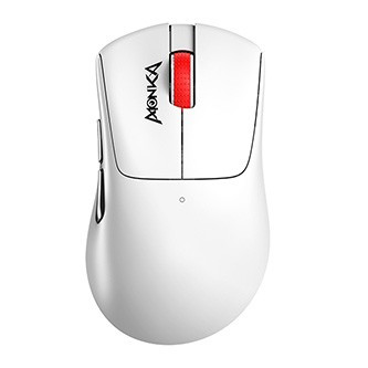 Myš bezdrátová, Marvo MONKA RAPID, bílá, optika, 12000DPI