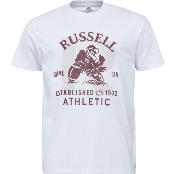 Russell Athletic T-SHIRT Pánské tričko, bílá, velikost