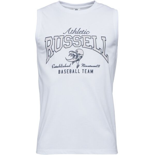 Russell Athletic TANK Pánské tričko, bílá, velikost