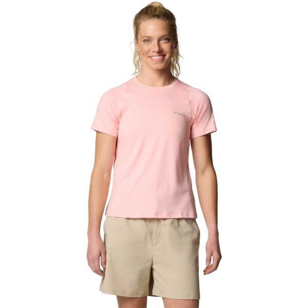 Columbia WEEKEND ASCENT™ SS Dámské triko, růžová, velikost