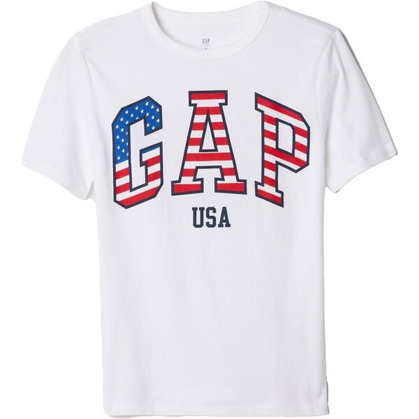 GAP USA Chlapecké tričko, bílá, velikost