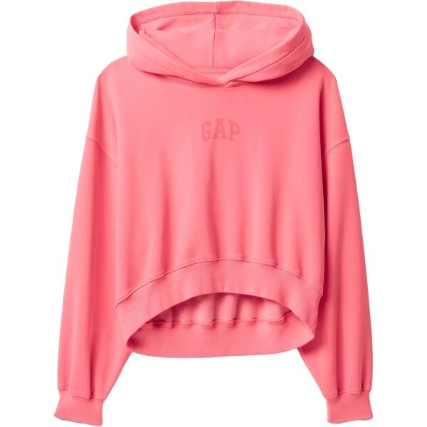 GAP LOGO CROPPED Dámská mikina, lososová, velikost
