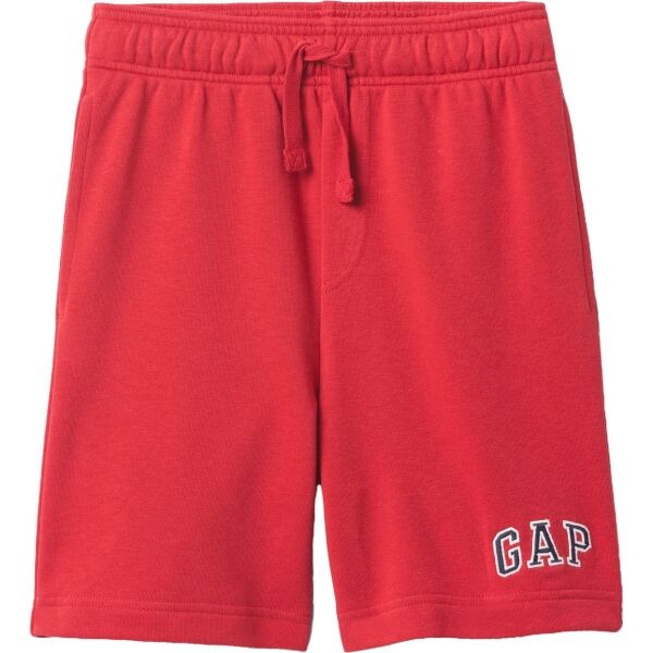 GAP FRENCH TERRY Chlapecké šortky, červená, velikost