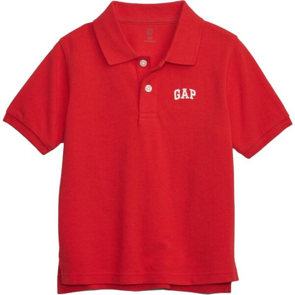 GAP V-IE LOGO POLO Chlapecké tričko, červená, velikost