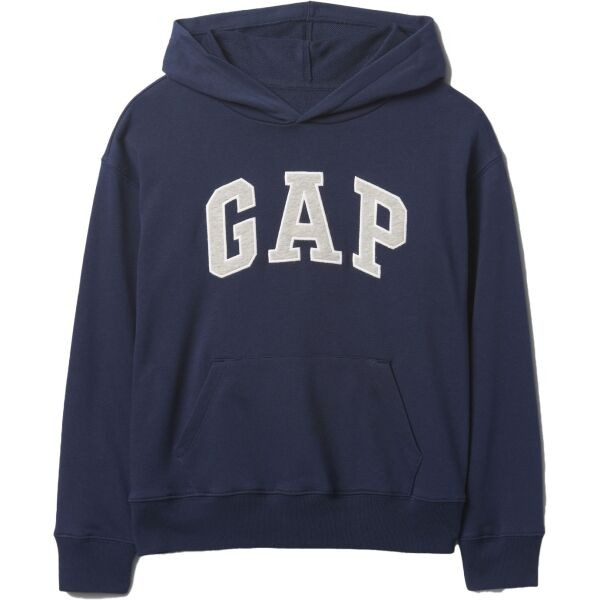 GAP HERITAGE LOGO Chlapecká mikina, tmavě modrá, velikost
