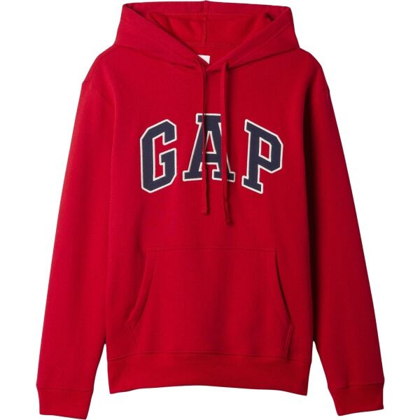 GAP V-HERITAGE LOGO Pánská mikina, červená, velikost