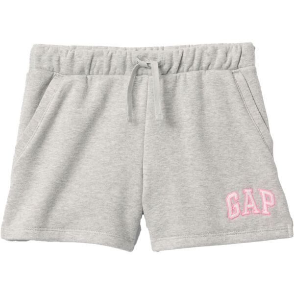 GAP HERITAGE LOGO Dívčí kraťasy, šedá, velikost