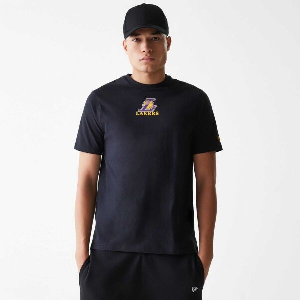 New Era LA LAKERS NBA Pánské triko, černá, velikost