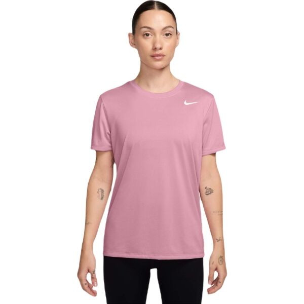Nike DRI-FIT Dámské tréninkové tričko, růžová, velikost