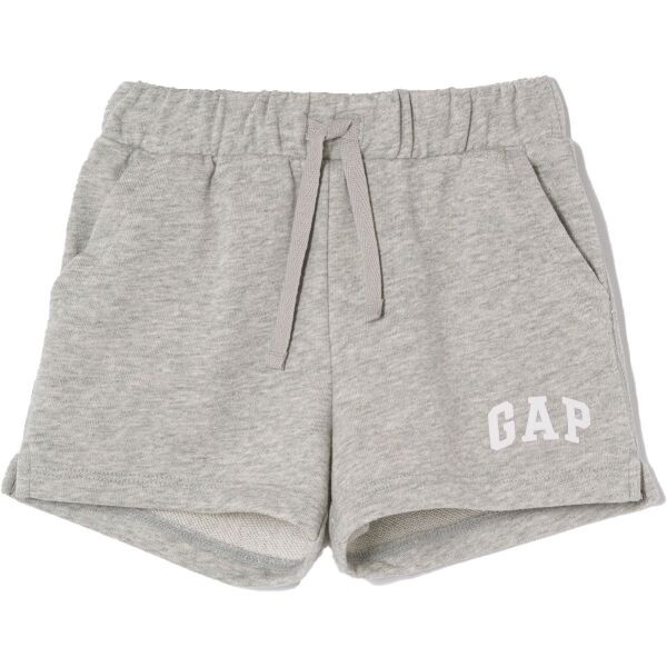 GAP V-FRCH LOGO Dívčí kraťasy, šedá, velikost