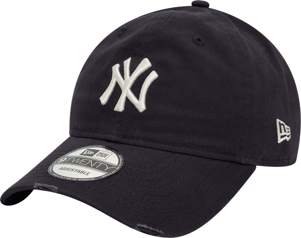 Kšiltovka New Era New Era New York Yankees Distressed Navy 9TWENTY Adjustable Cap