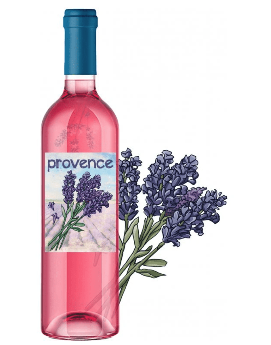 Rybízák Provence, levandulové víno ve skle, 0,75 l