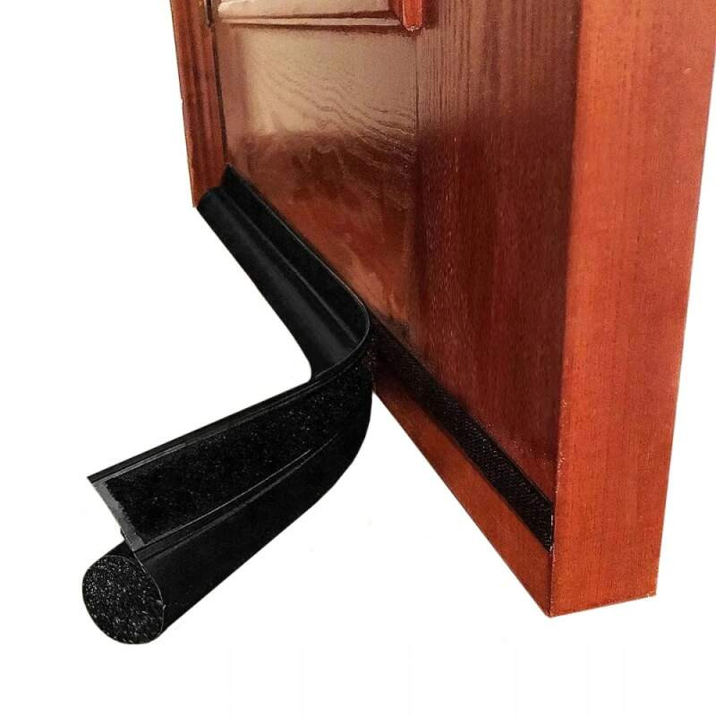 Těsnící lišta do dveří pěna na suchý zip proti průvanu