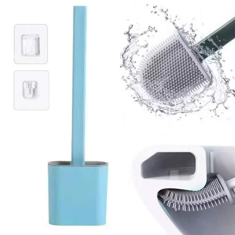 Silikonový kartáč na WC flexibilní antibakteriální štětka