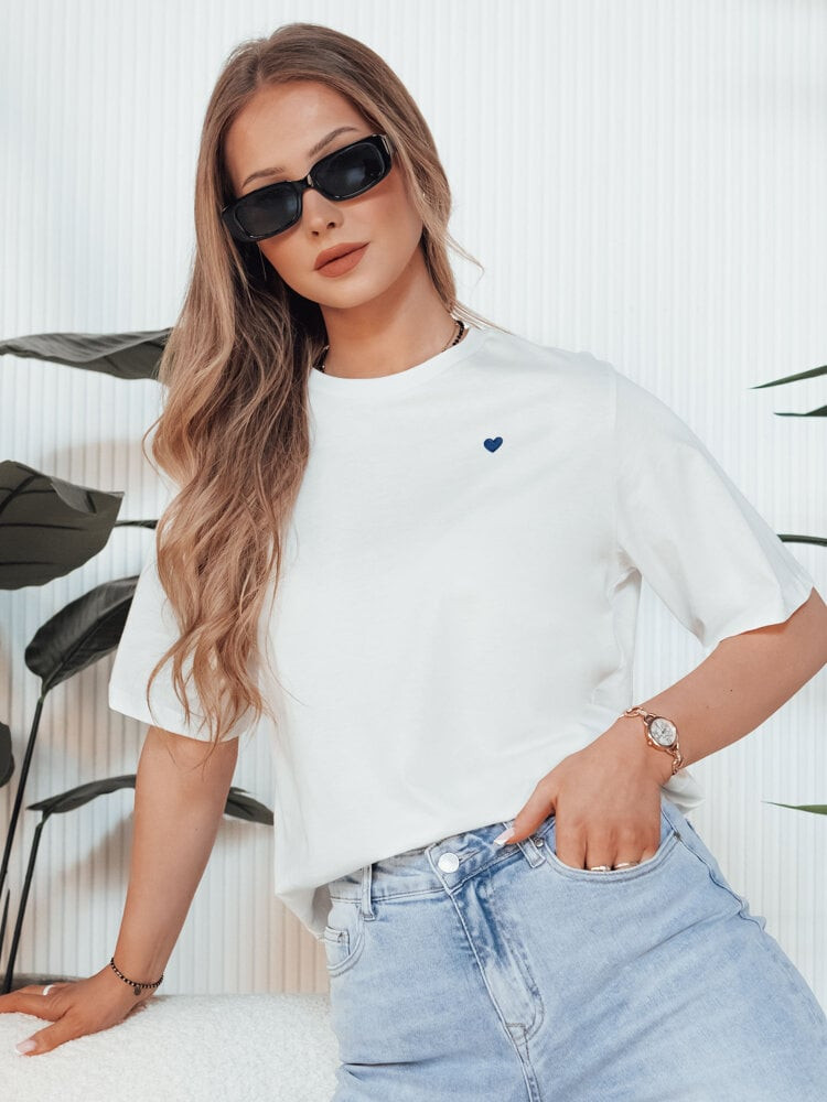 T-shirt damski MILOV ecru Dstreet