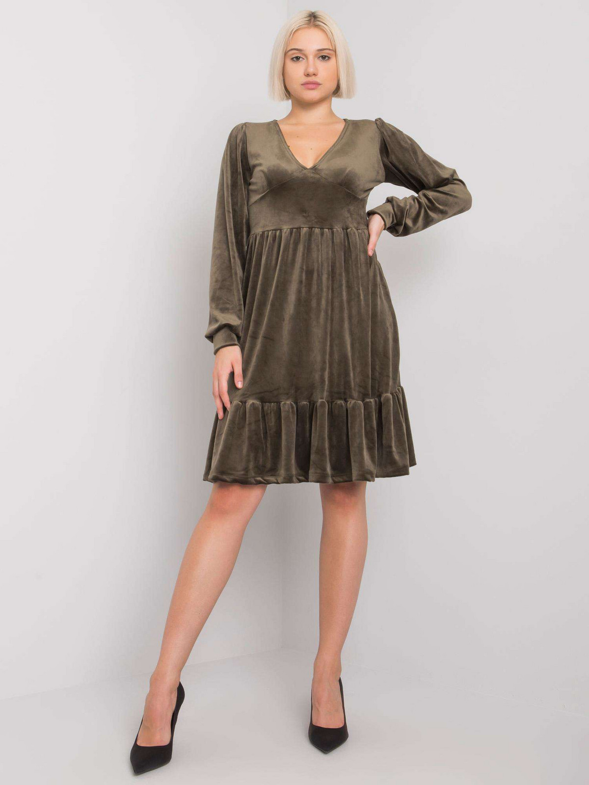 Dress-FA-SK-7530.84P-khaki