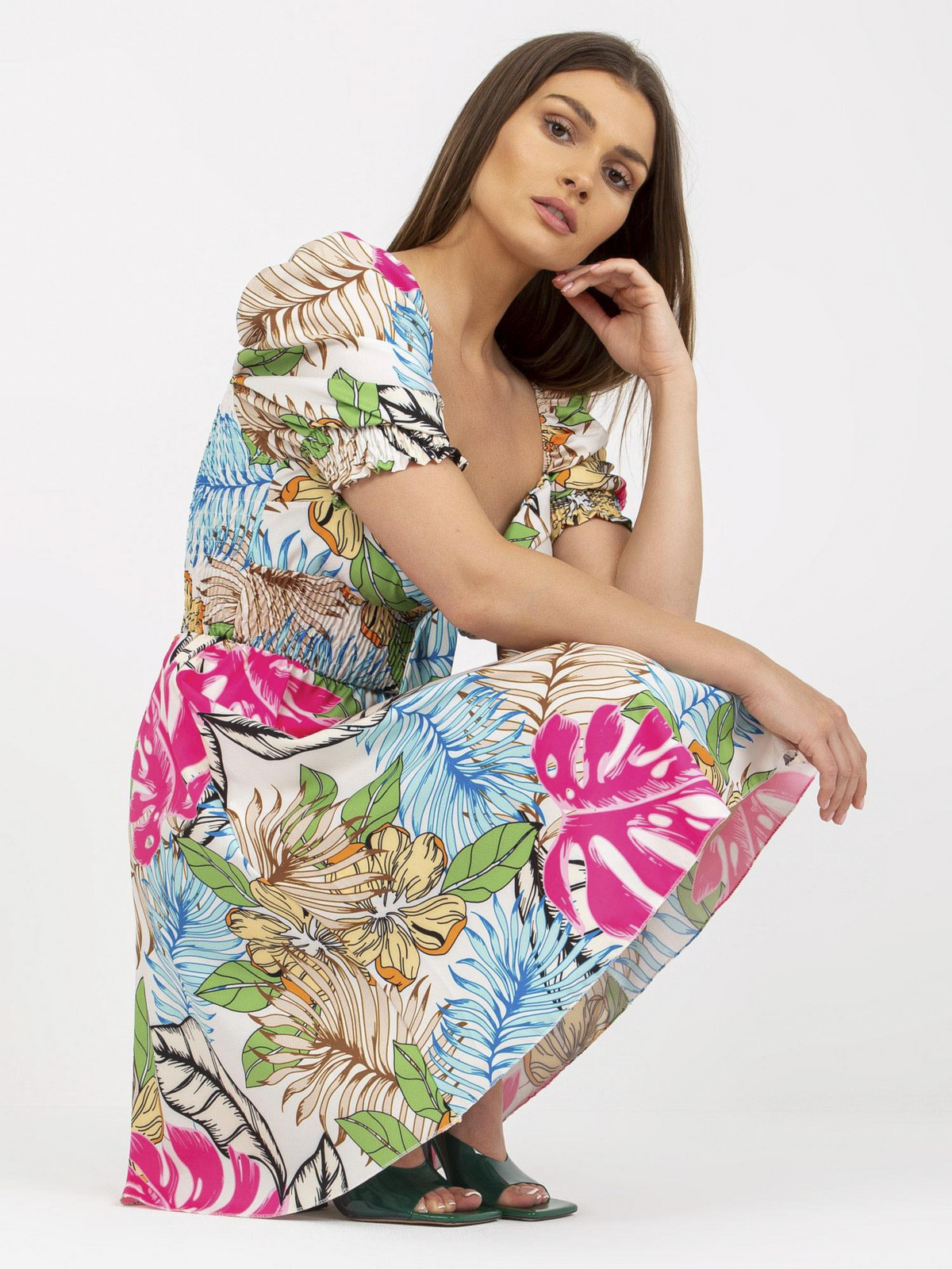 Dress-DHJ-SK-15836.51-white-blue