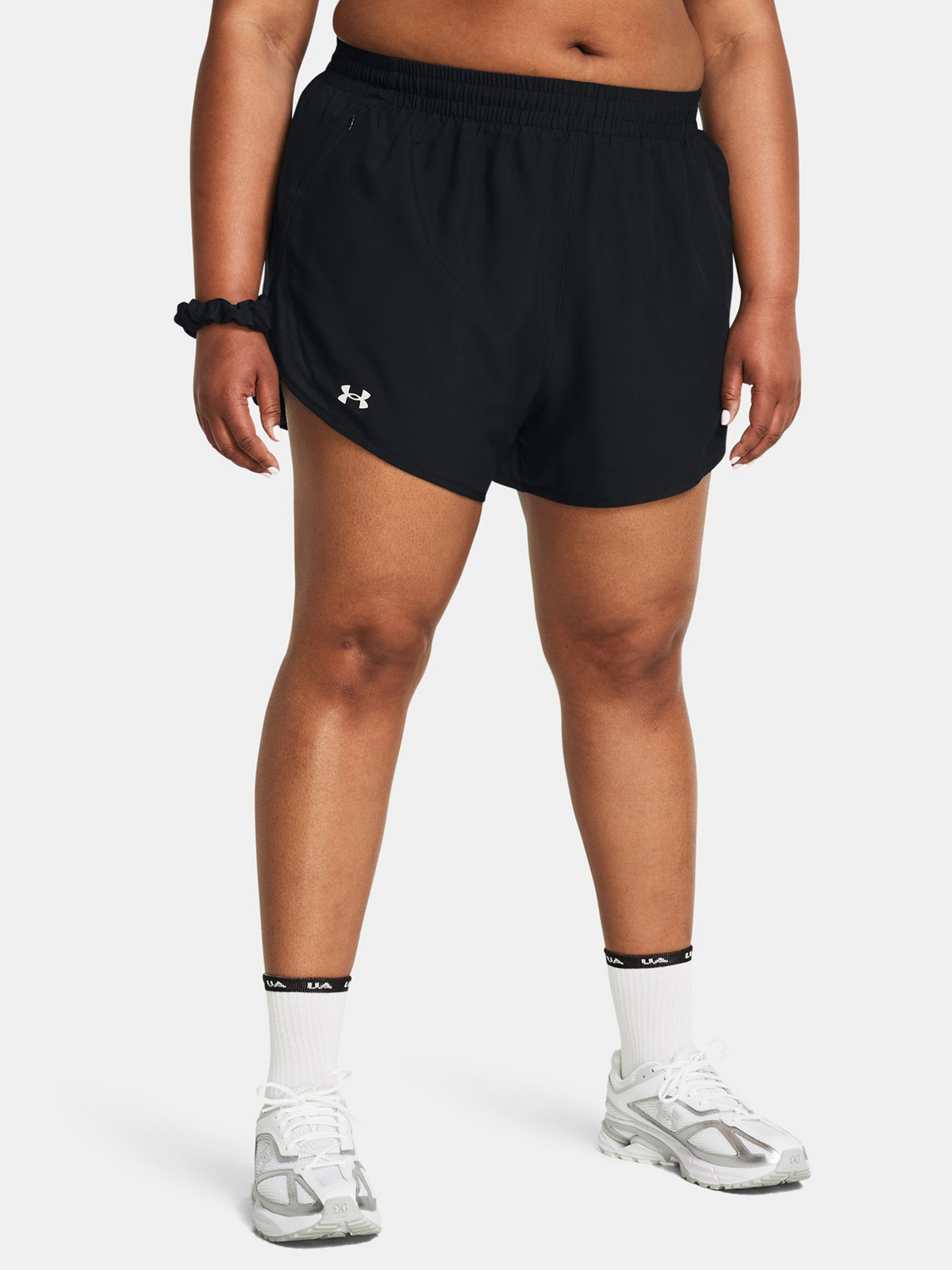 Dámské kraťasy Under Armour UA Fly By 3'' Shorts&-BLK - Dámské
