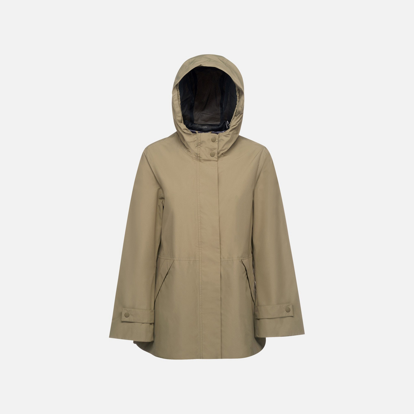 Khaki dámská parka Geox Hoara - Dámské