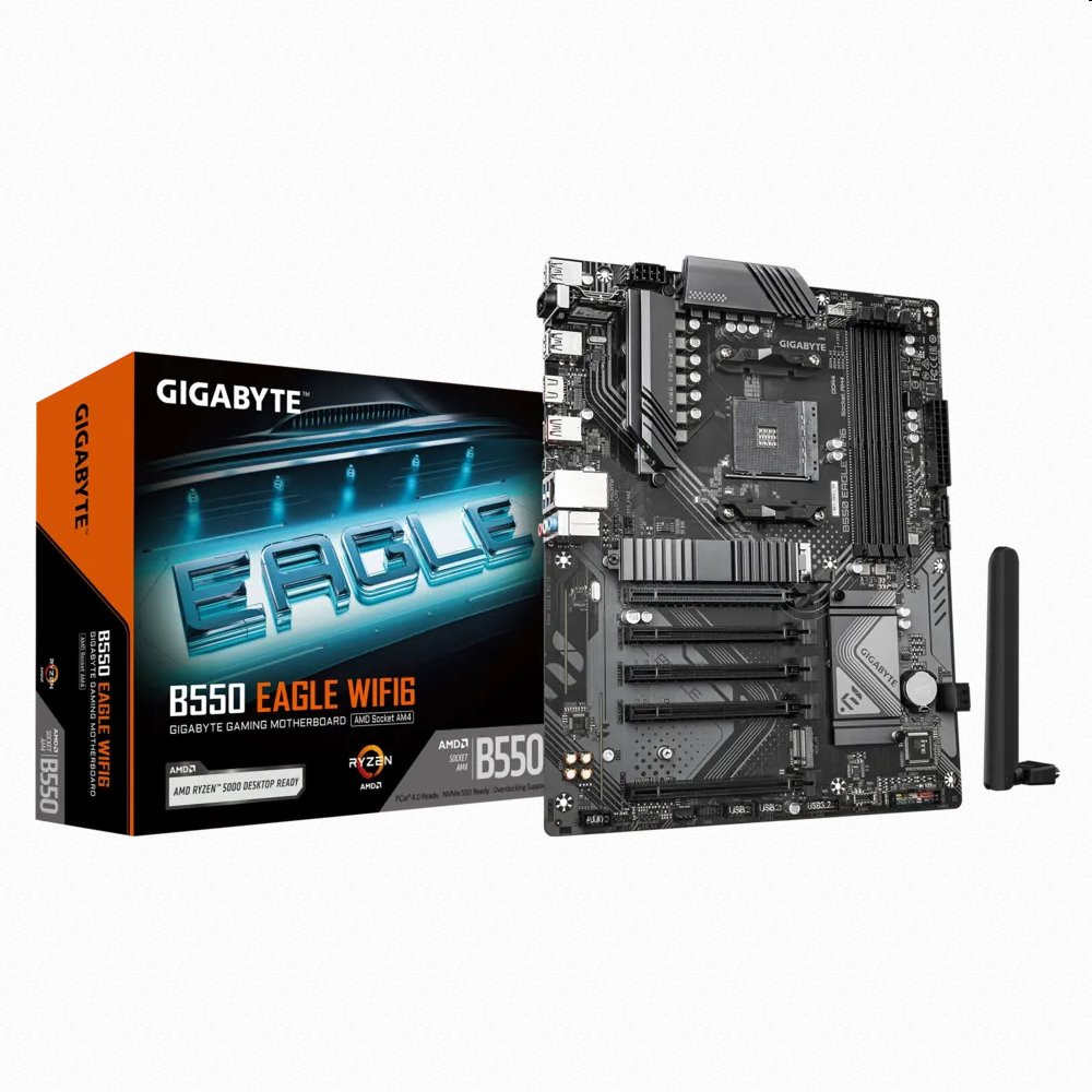 Gigabyte B550 EAGLE WIFI6, AMD B550, AM4, 4xDDR4, ATX, B550 EAGLE WIFI6