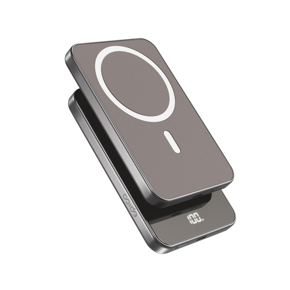 Epico UltraPack 5000mAh Mag+ Wireless Power Bank EM45 - titanový