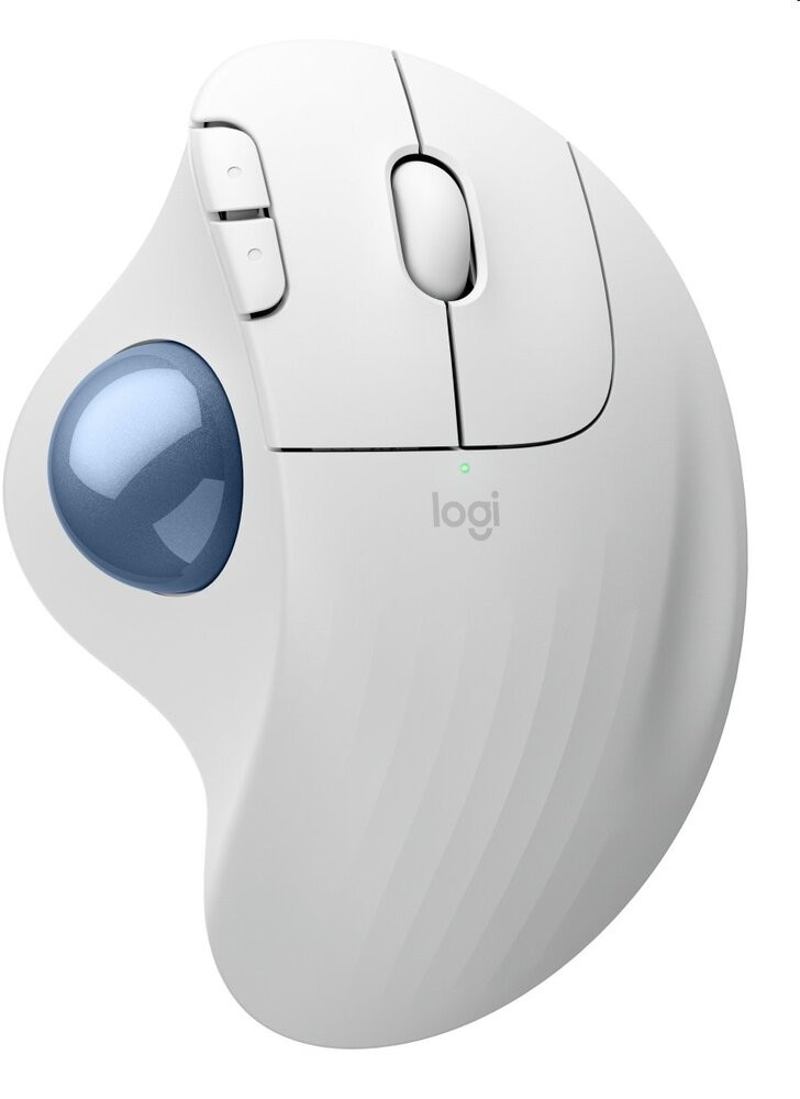 Logitech M575S ERGO - bezdrátový trackball - smetanově bílý, 910-007030