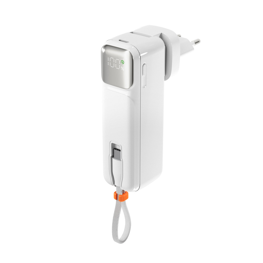 Epico UltraPack 2v1 5000mAh cestovní powerbanka ET30 - bílá