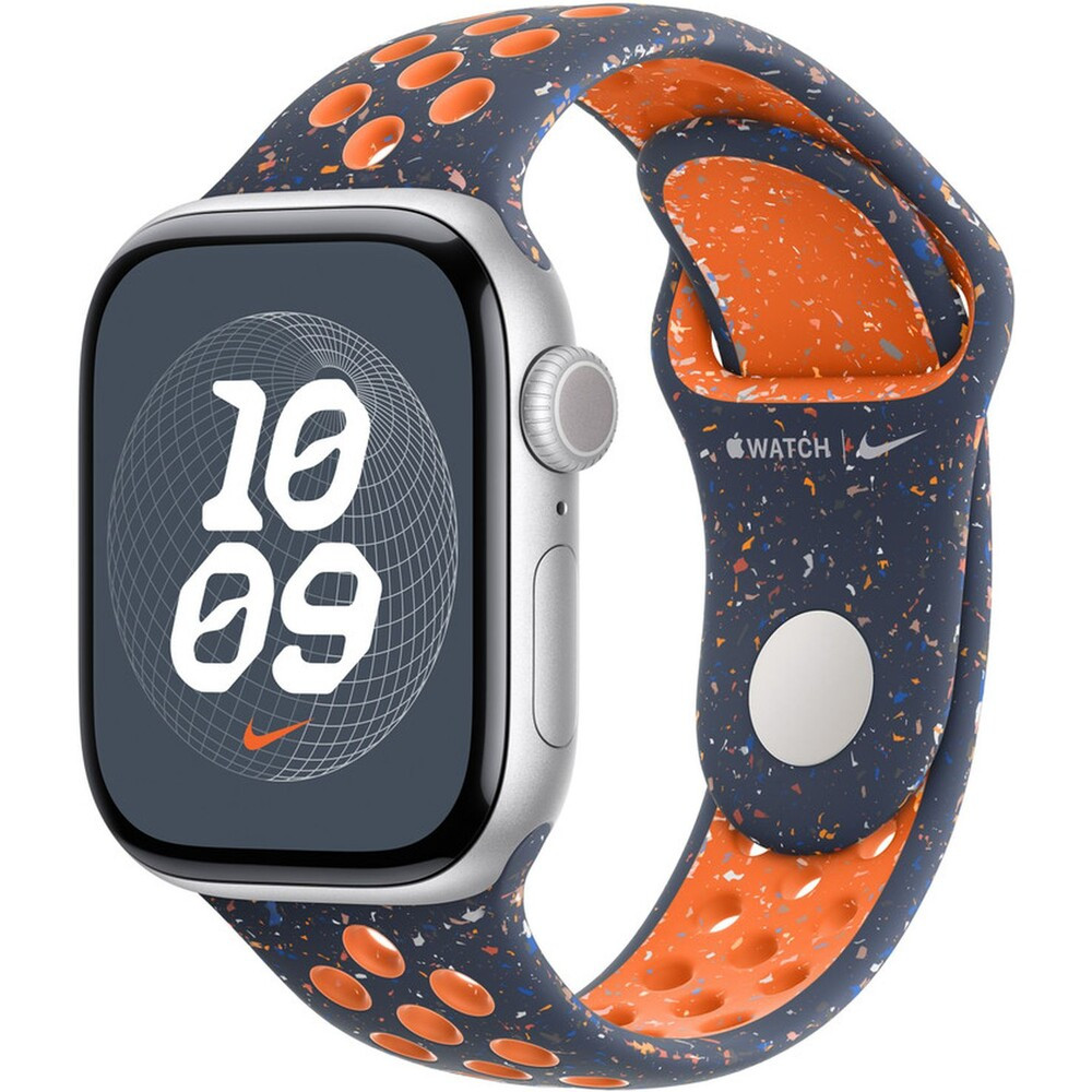Apple Watch 42/41/40mm Blue Flame sportovní řemínek Nike M/L