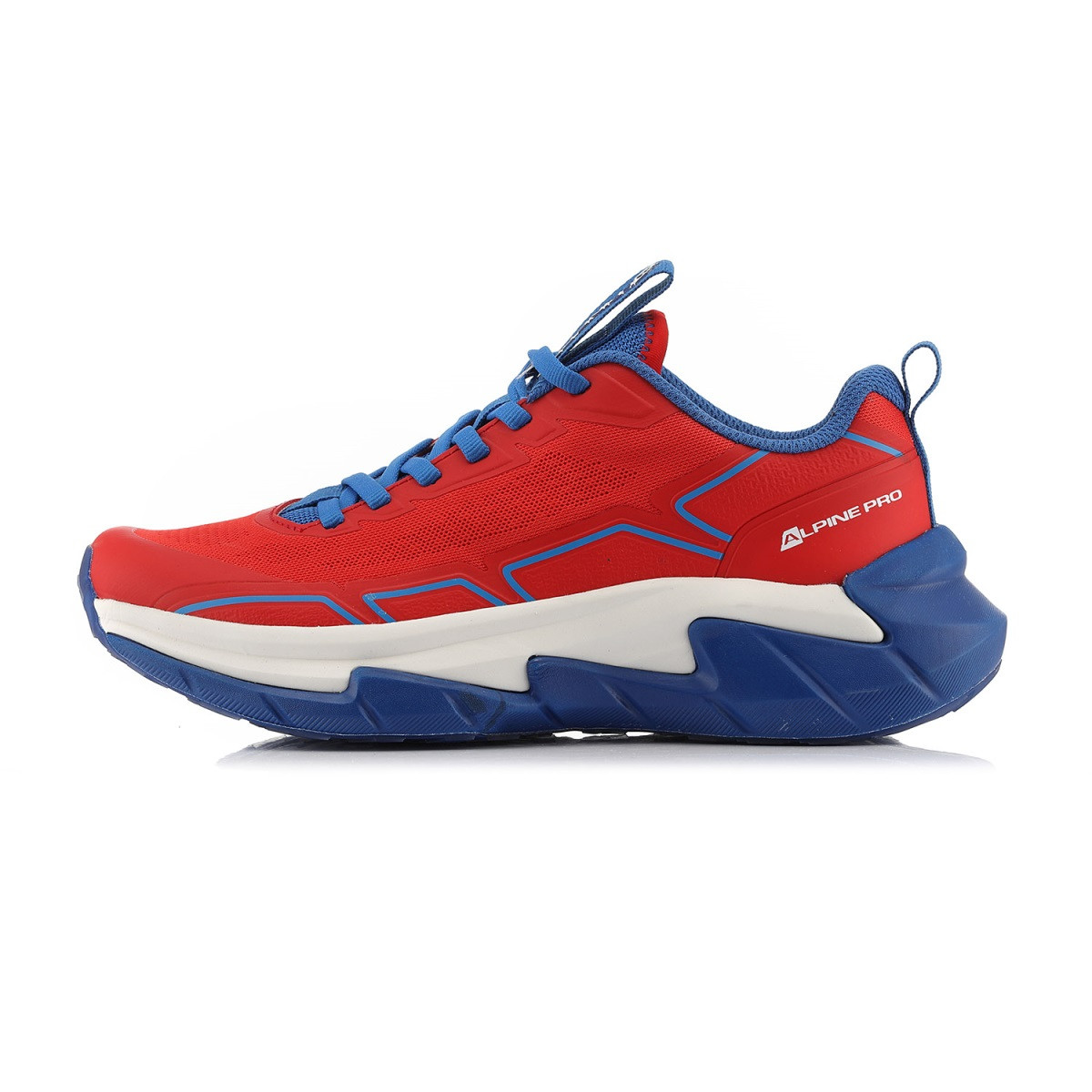 Pánská běžecká obuv s antibakteriální stélkou alpine pro soneb červená 40