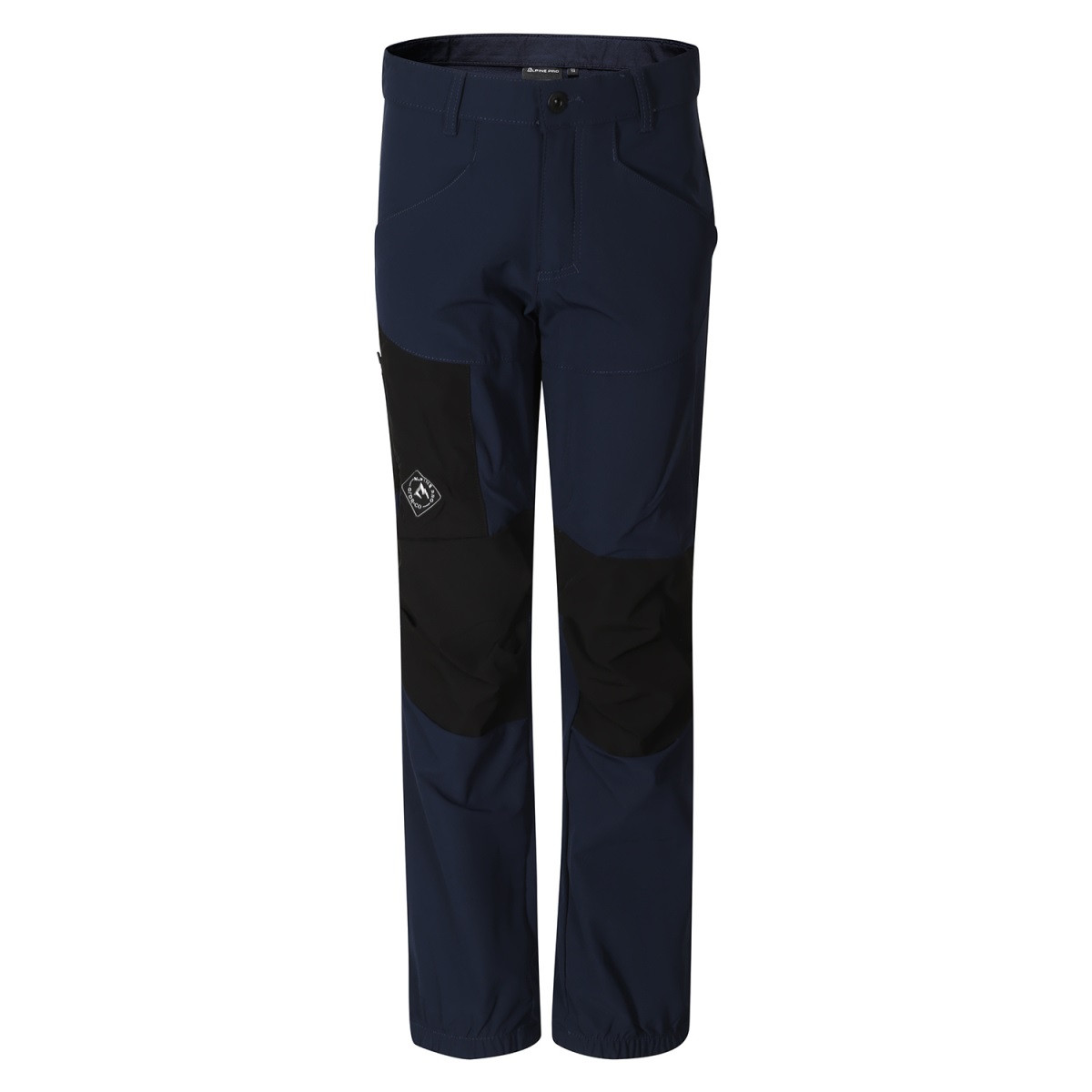 Dětské softshellové kalhoty alpine pro firsto modrá 104-110