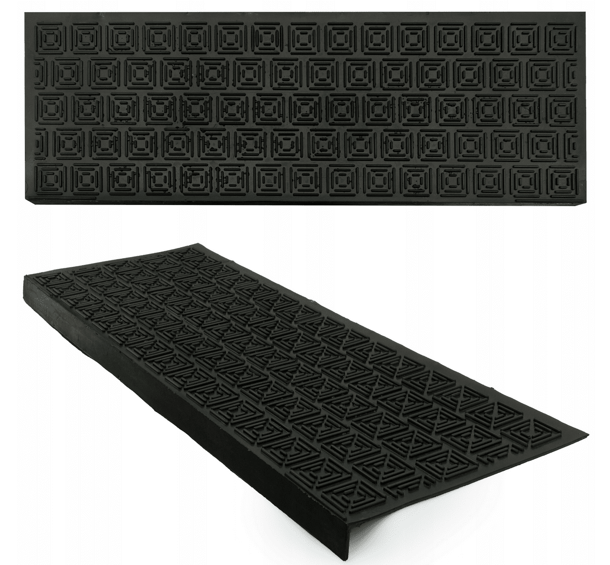 Nášlap na schody GUMMI černá 24x73 cm MultiDecor