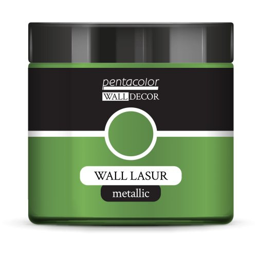Lazurovací barva na zeď metallic WALL DECOR 500 ml ZELENÁ-ZLATÁ