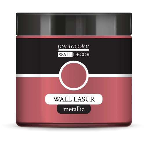 Lazurovací barva na zeď metallic WALL DECOR 500 ml PERLEŤOVÁ RŮŽOVÁ