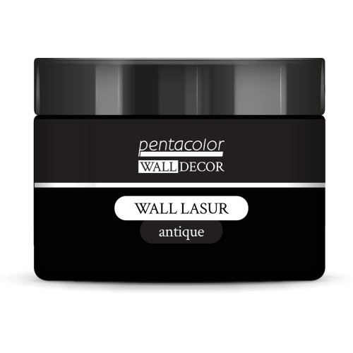 Lazurovací barva na zeď antique WALL DECOR 150 ml ČERNÁ