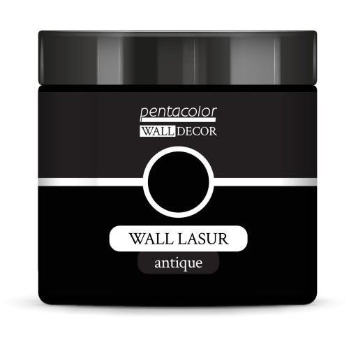 Lazurovací barva na zeď antique WALL DECOR 500 ml ČERNÁ