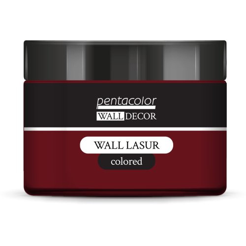 Lazurovací barva na zeď barevná WALL DECOR 150 ml BORDEAUX