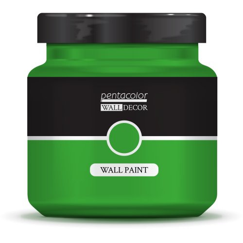 Barva na zeď WALL DECOR 1000 ml JABLEČNÁ ZELENÁ