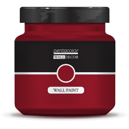 Barva na zeď WALL DECOR 1000 ml BORDEAUX