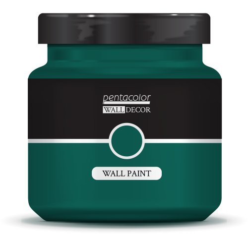 Barva na zeď WALL DECOR 1000 ml SMARAGDOVÁ ZELENÁ