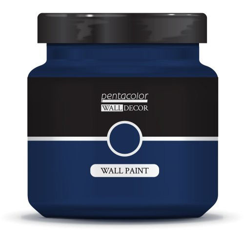 Barva na zeď WALL DECOR 1000 ml OCEÁN MODRÁ