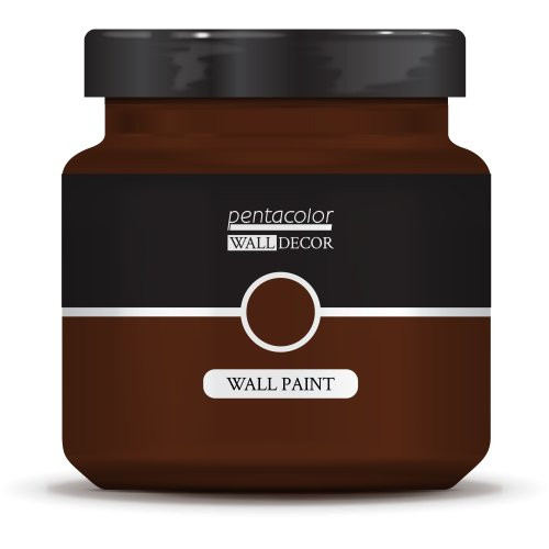 Barva na zeď WALL DECOR 1000 ml REZAVÁ HNĚDÁ