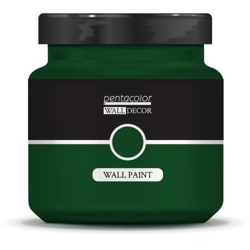 Barva na zeď WALL DECOR 1000 ml SAMETOVÁ ZELENÁ