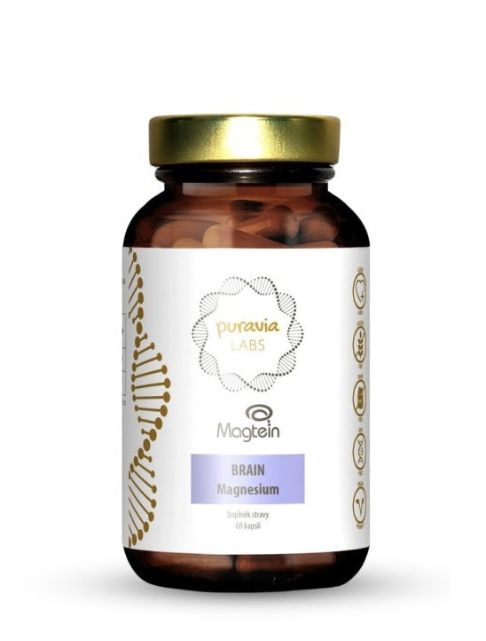 Puravia LABS BRAIN Magnesium, 60 kapslí - PuraviaLabs